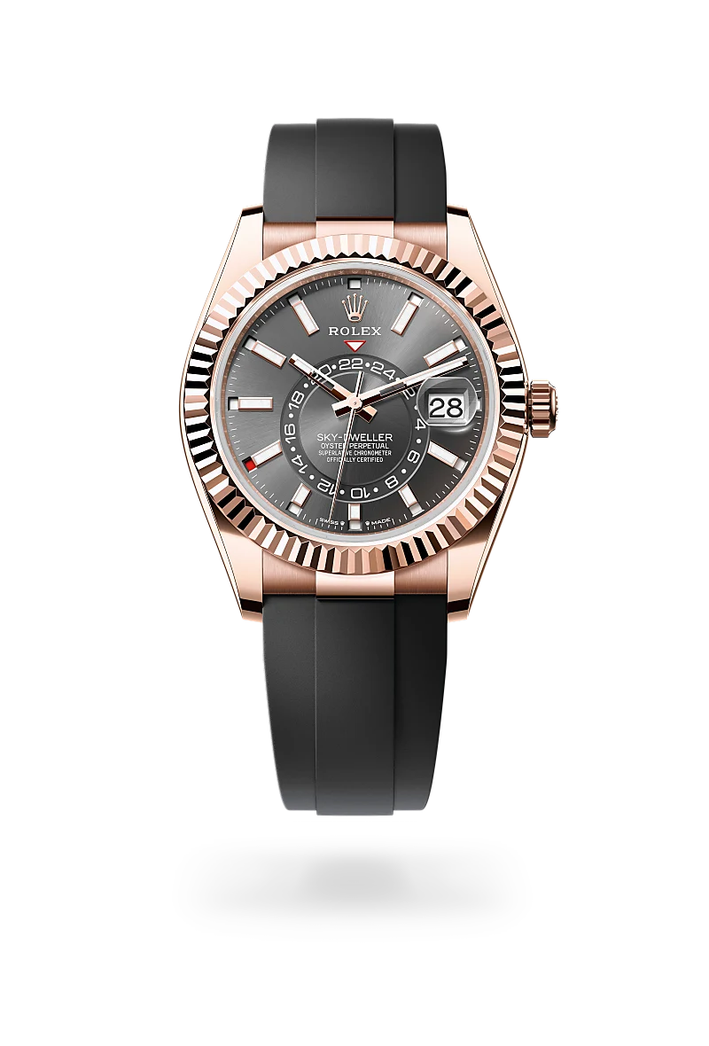 Rolex Sky-Dweller腕錶18K永恒玫瑰金款，M336235-0004 - 永新鐘錶