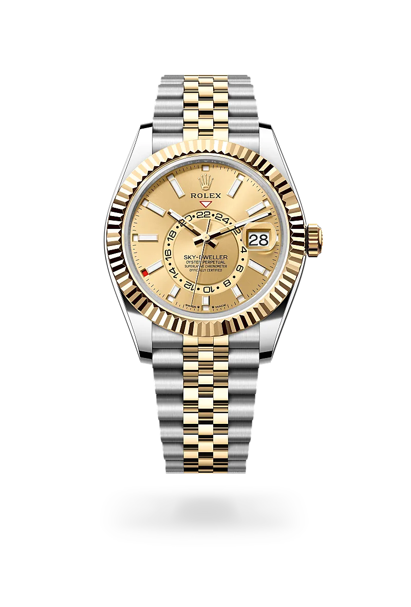 Rolex Sky-Dweller腕錶黃金鋼（蠔式鋼與黃金的組合）款，M336933-0002 - 永新鐘錶