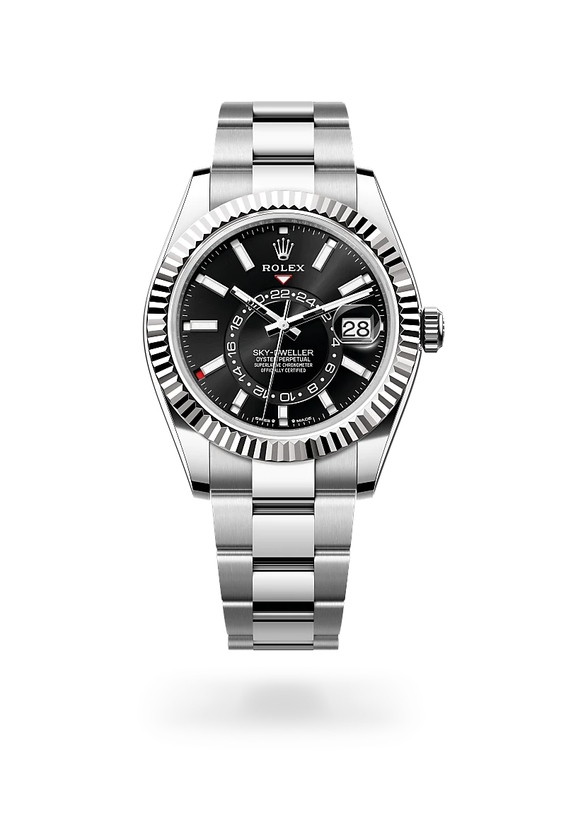 Rolex Sky-Dweller腕錶白色黃金鋼（蠔式鋼與白色黃金的組合）款，M336934-0007 - 永新鐘錶