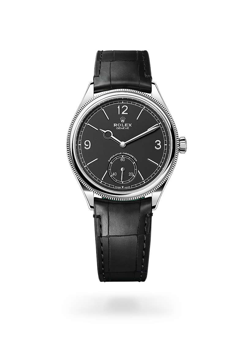 Rolex 1908 腕錶 39毫米，18K白色黃金，磨光效果，M52509-0002 - 永新鐘錶