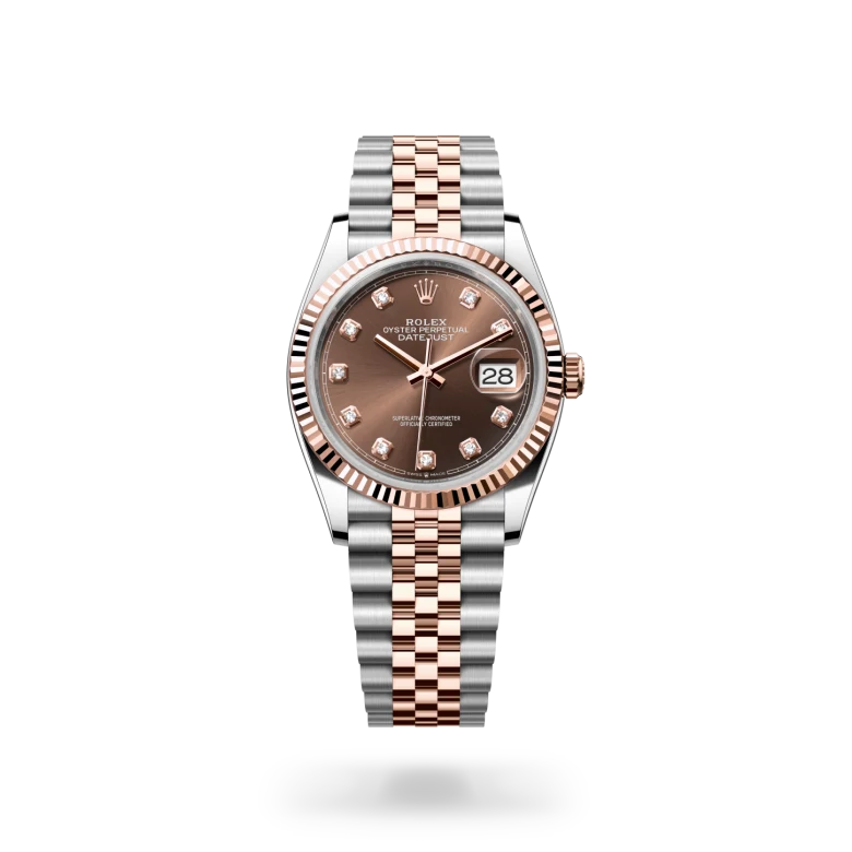 Rolex Datejust 36腕錶永恒玫瑰金鋼(蠔式鋼與永恒玫瑰金的組合)款,M126231-0053 - 永新鐘錶