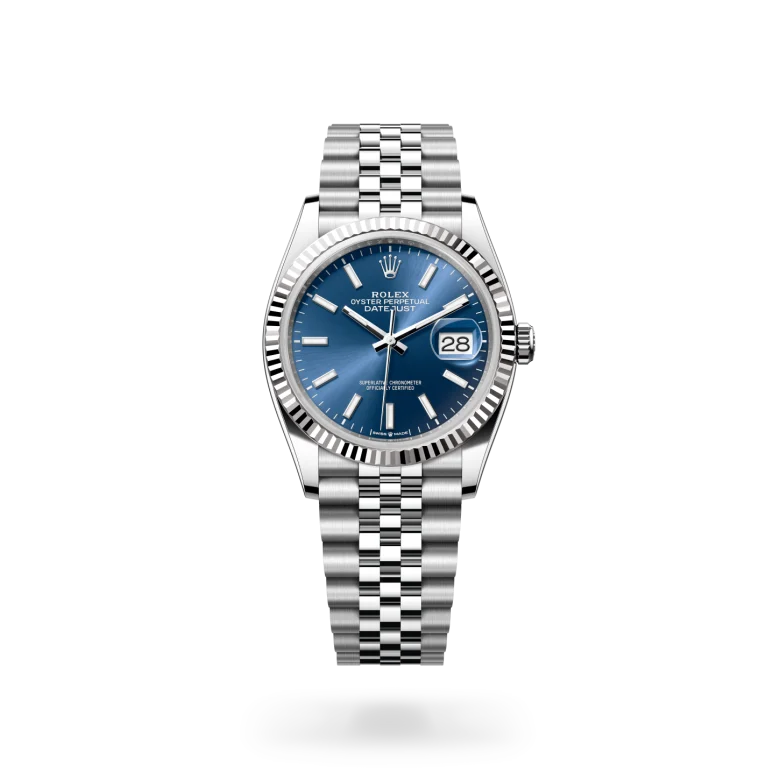 Rolex Datejust 36腕錶白色黃金鋼(蠔式鋼與白色黃金的組合)款,M126234-0017 - 永新鐘錶