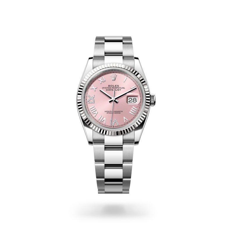 Rolex Datejust 36腕錶白色黃金鋼(蠔式鋼與白色黃金的組合)款,M126234-0066 - 永新鐘錶
