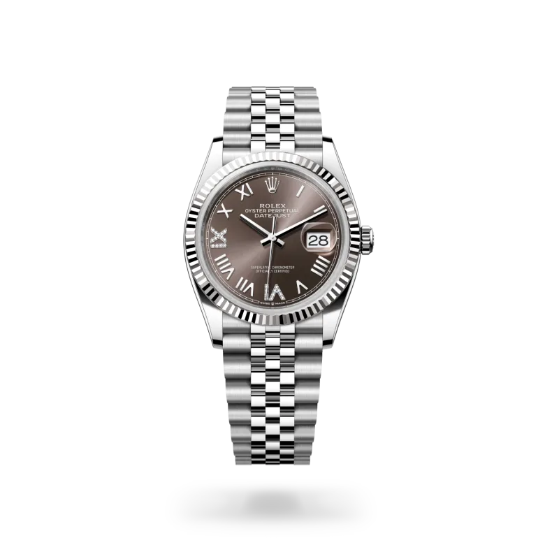 Rolex Datejust 36腕錶白色黃金鋼(蠔式鋼與白色黃金的組合)款,M126234-0071 - 永新鐘錶