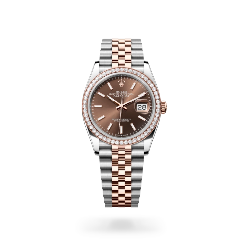 Rolex Datejust 36腕錶永恒玫瑰金鋼(蠔式鋼與永恒玫瑰金的組合)款,M126281RBR-0031 - 永新鐘錶