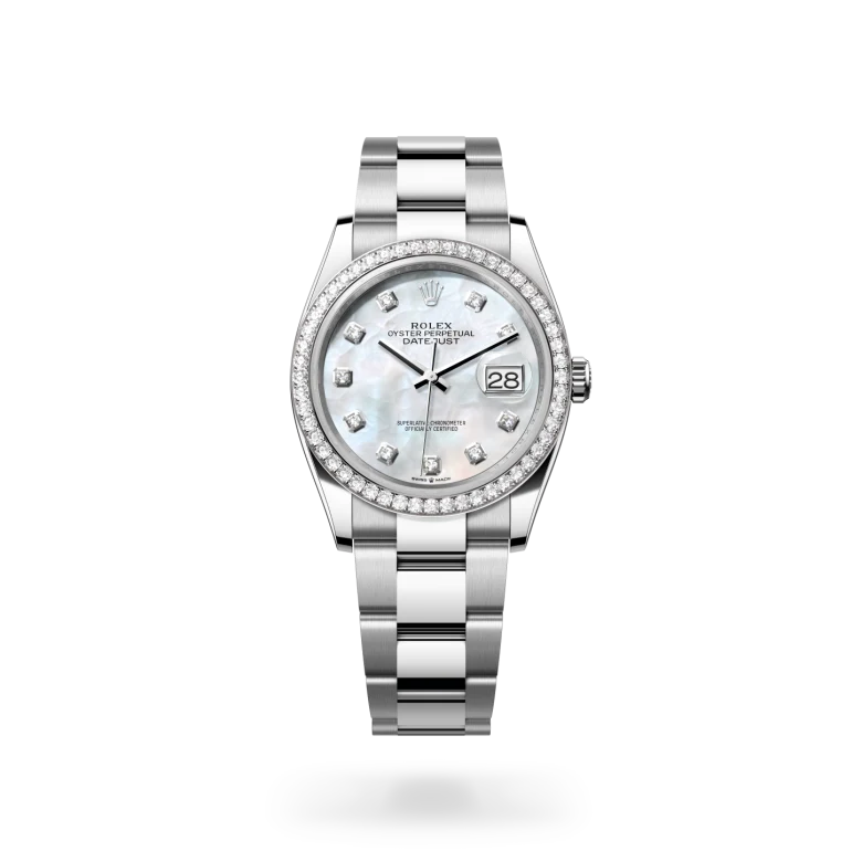 Rolex Datejust 36腕錶白色黃金鋼(蠔式鋼與白色黃金的組合)款,M126284RBR-0012 - 永新鐘錶