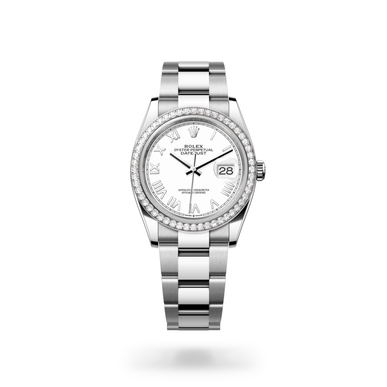 Rolex Datejust 36腕錶白色黃金鋼(蠔式鋼與白色黃金的組合)款,M126284RBR-0054 - 永新鐘錶