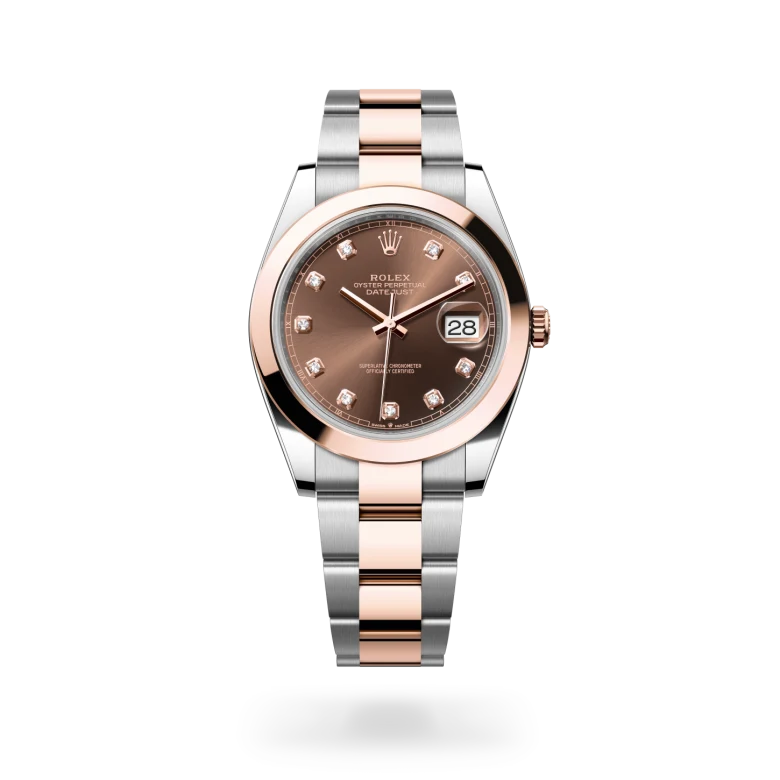 Rolex Datejust 41腕錶永恒玫瑰金鋼(蠔式鋼與永恒玫瑰金的組合)款,M126301-0003 - 永新鐘錶