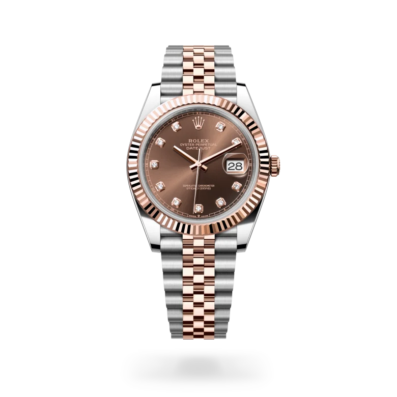 Rolex Datejust 41腕錶永恒玫瑰金鋼(蠔式鋼與永恒玫瑰金的組合)款,M126331-0004 - 永新鐘錶