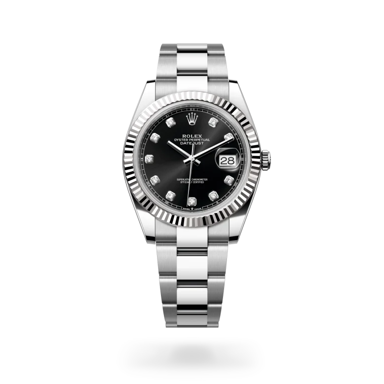 Rolex Datejust 41腕錶白色黃金鋼(蠔式鋼與白色黃金的組合)款,M126334-0011 - 永新鐘錶