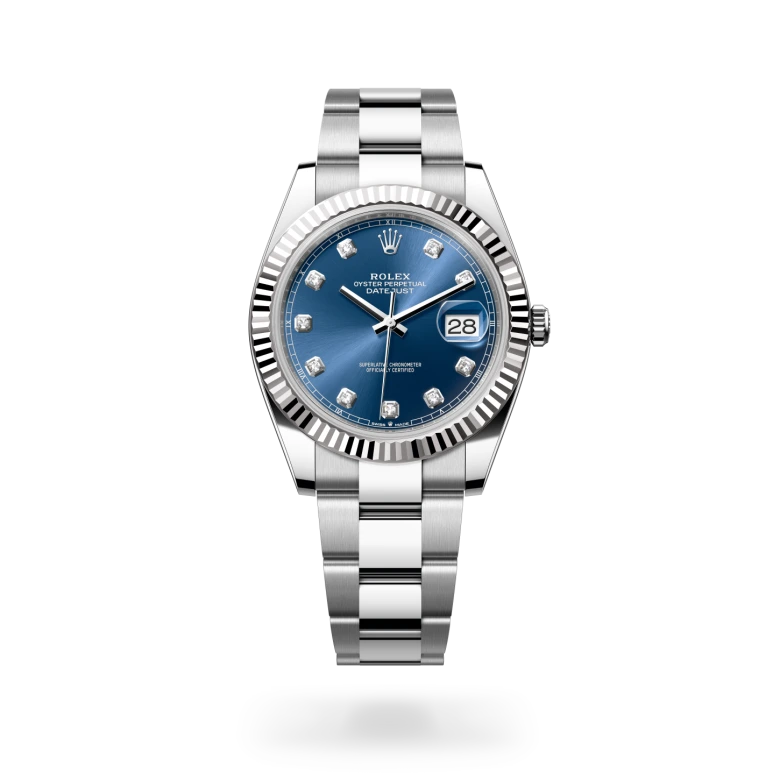 Rolex Datejust 41腕錶白色黃金鋼(蠔式鋼與白色黃金的組合)款,M126334-0015 - 永新鐘錶