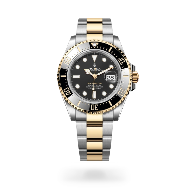 Rolex Sea-Dweller腕錶黃金鋼(蠔式鋼與黃金的組合)款,M126603-0001 - 永新鐘錶