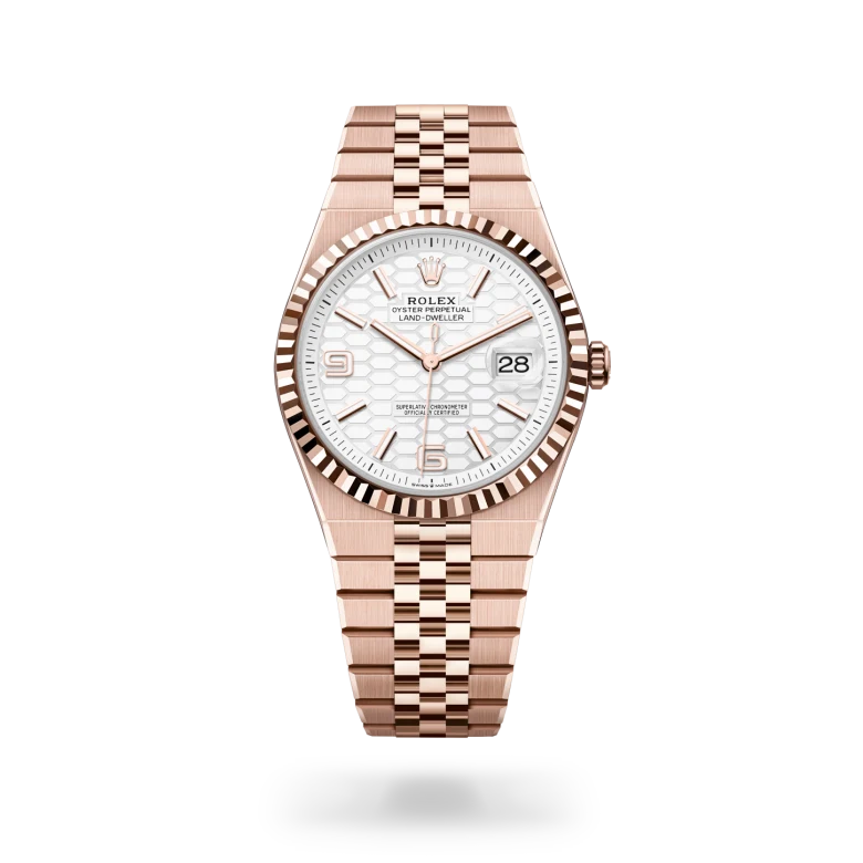 Rolex Land-Dweller 40腕錶18K永恒玫瑰金款，M127335-0001 - 永新鐘錶