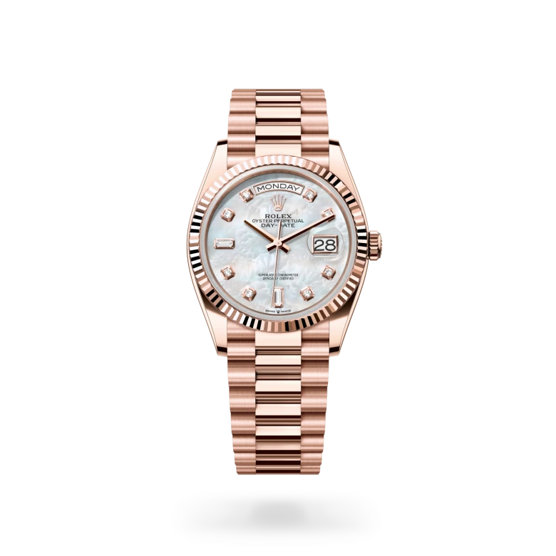 Rolex Day-Date 36腕錶18K永恒玫瑰金款,M128235-0029 - 永新鐘錶
