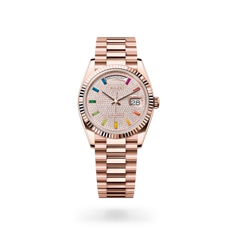 Rolex Day-Date 36腕錶18K永恒玫瑰金款,M128235-0039 - 永新鐘錶