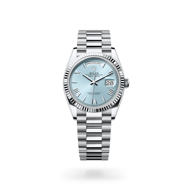 Rolex Day-Date 36腕錶鉑金款,M128236-0018 - 永新鐘錶