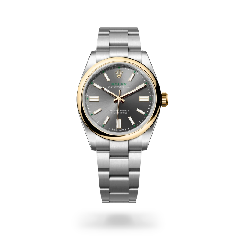Rolex Oyster Perpetual 41腕錶黃金鋼(蠔式鋼與黃金的組合)款,M134303-0001 - 永新鐘錶