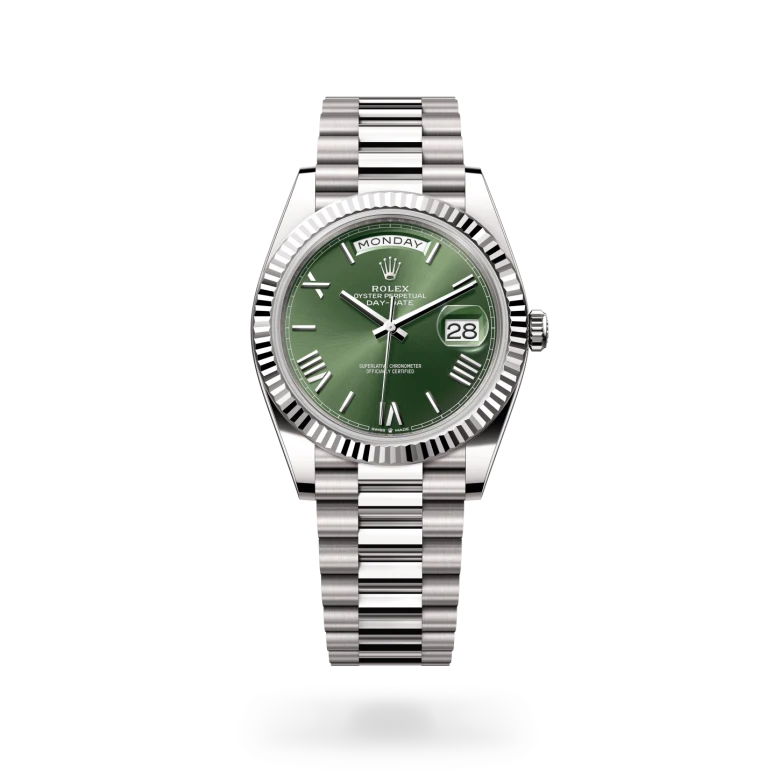 Rolex Day-Date 40腕錶18K白色黃金款,M228239-0033 - 永新鐘錶