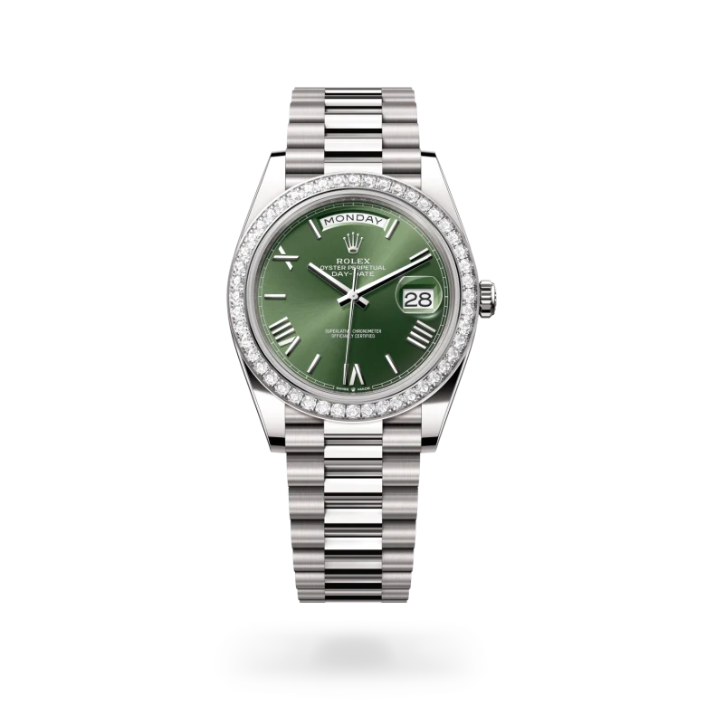 Rolex Day-Date 40腕錶18K白色黃金款,M228349RBR-0030 - 永新鐘錶