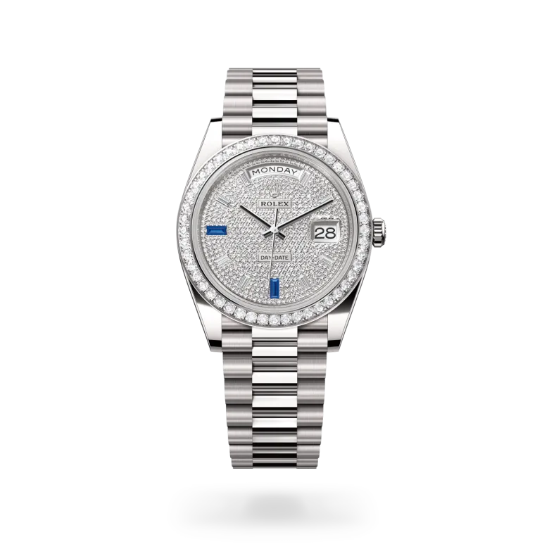 Rolex Day-Date 40腕錶18K白色黃金款,M228349RBR-0036 - 永新鐘錶