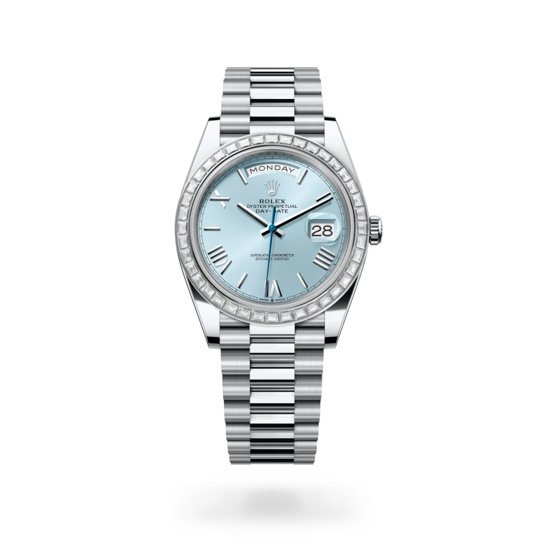 Rolex Day-Date 40腕錶鉑金款，M228396TBR-0030 - 永新鐘錶