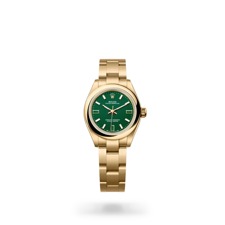 Rolex Oyster Perpetual 28腕錶18K黃金款,M276208-0002 - 永新鐘錶