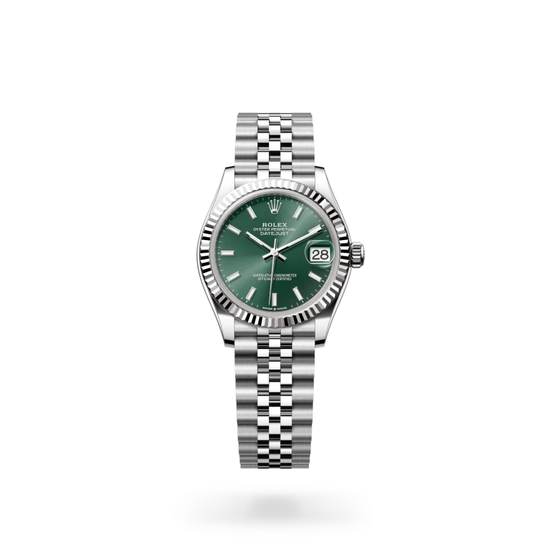 Rolex Datejust 31腕錶白色黃金鋼（蠔式鋼與白色黃金的組合）款，M278274-0018 - 永新鐘錶