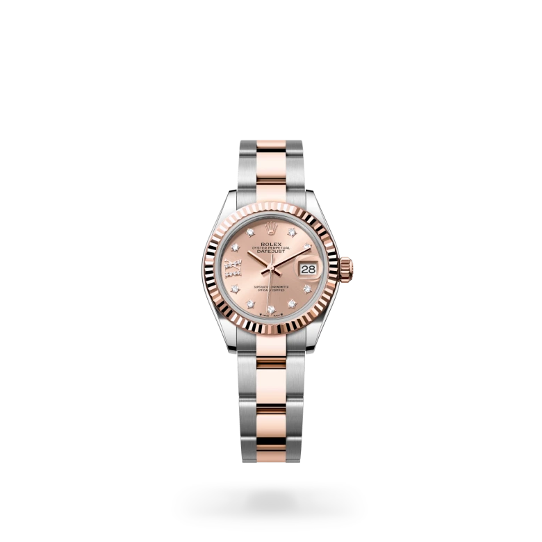 Rolex Lady-Datejust腕錶永恒玫瑰金鋼(蠔式鋼與永恒玫瑰金的組合)款,M279171-0028 - 永新鐘錶