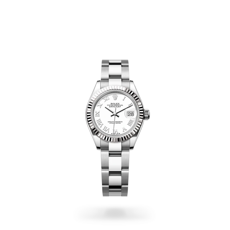 Rolex Lady-Datejust腕錶白色黃金鋼(蠔式鋼與白色黃金的組合)款,M279174-0020 - 永新鐘錶