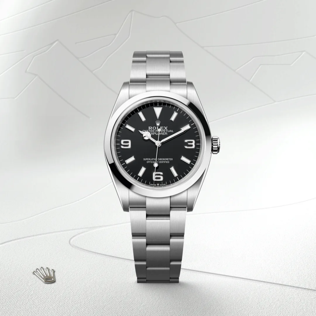 Rolex Explorer 36腕錶蠔式鋼款，M124270-0001 - 永新鐘錶