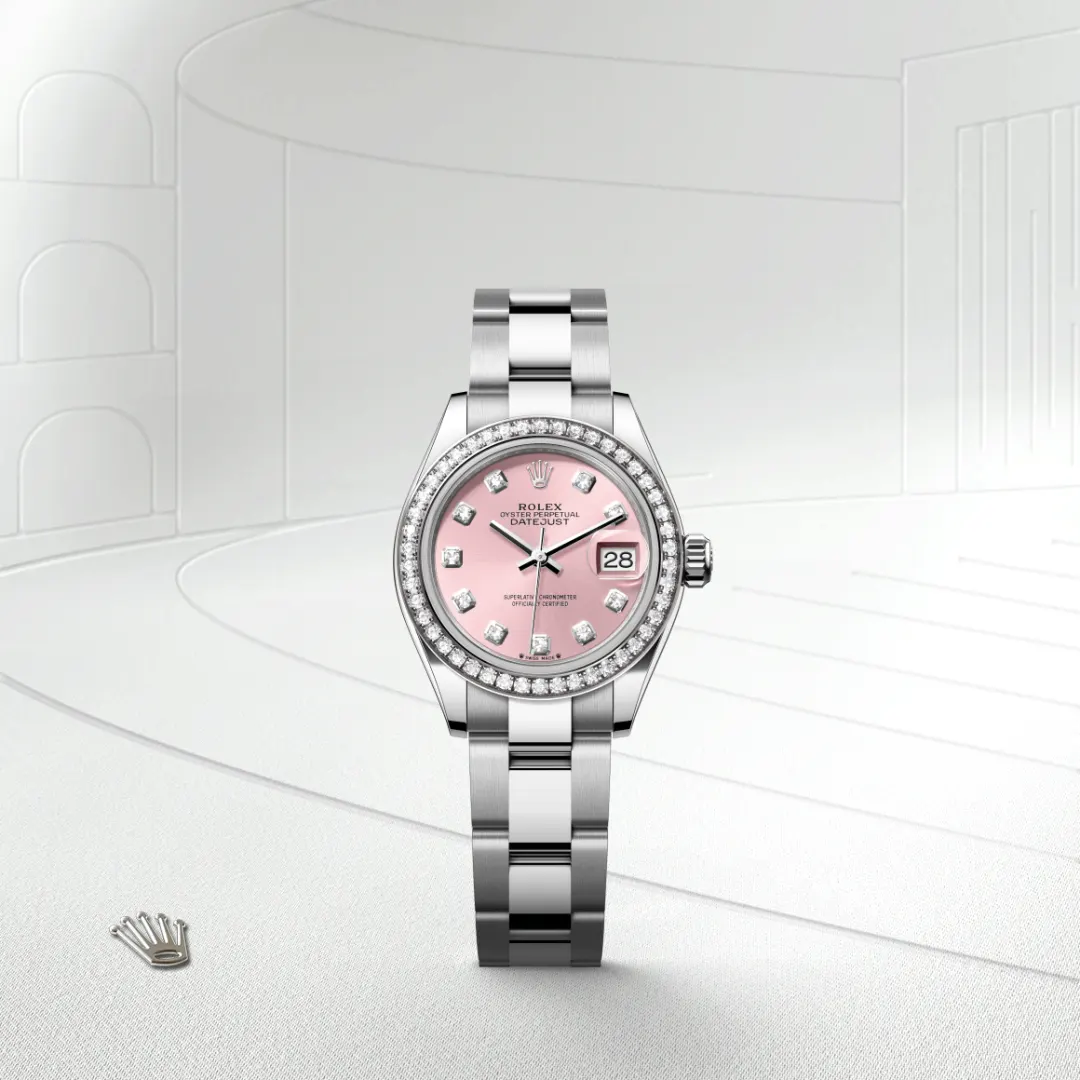 Rolex Lady-Datejust腕錶白色黃金鋼(蠔式鋼與白色黃金的組合)款,M279384RBR-0004 - 永新鐘錶