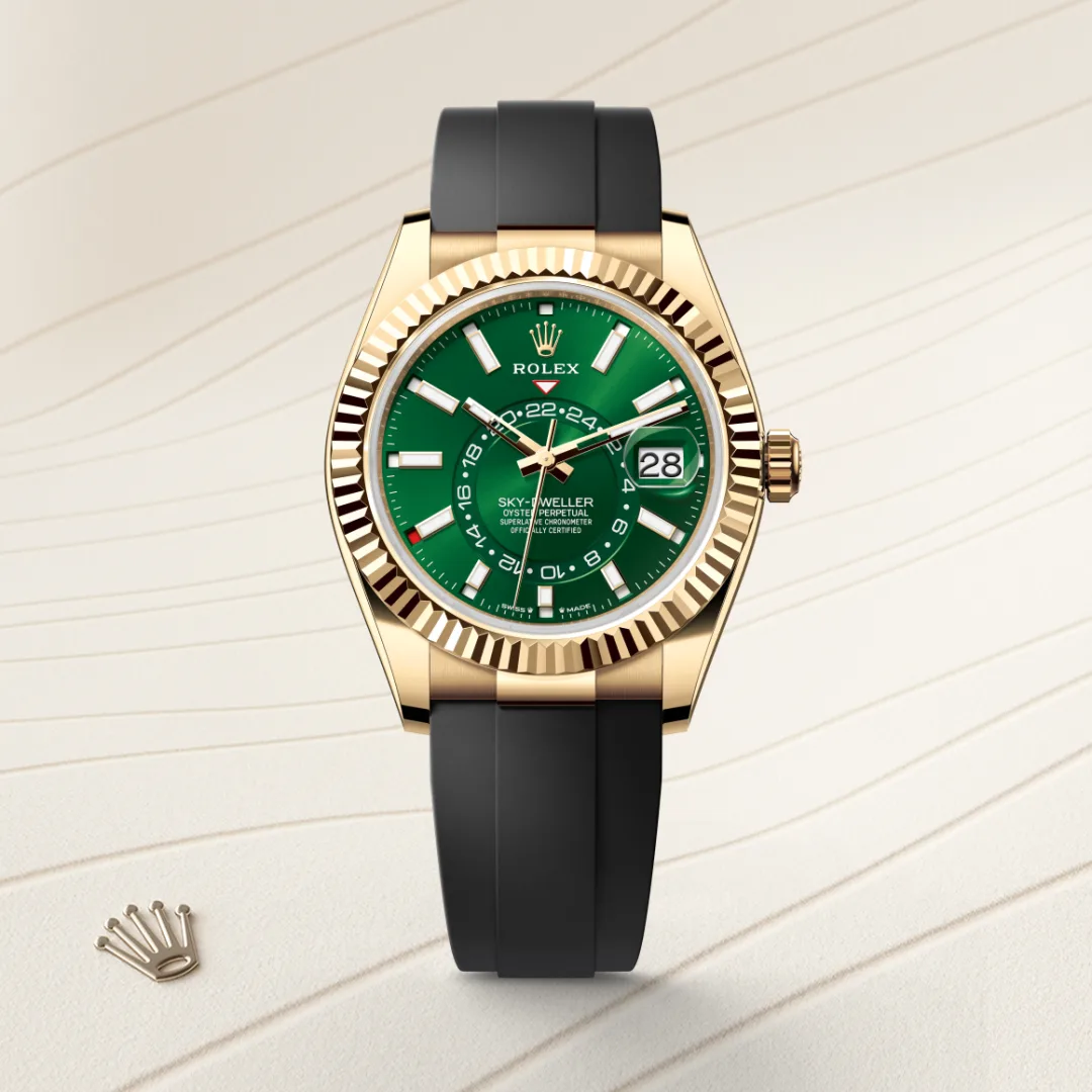 Rolex Sky-Dweller腕錶18K黃金款，M336238-0004 - 永新鐘錶