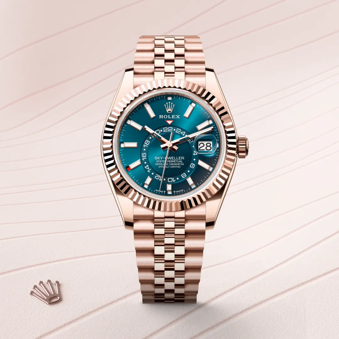 Rolex Sky-Dweller腕錶18K永恒玫瑰金款，M336935-0005 - 永新鐘錶