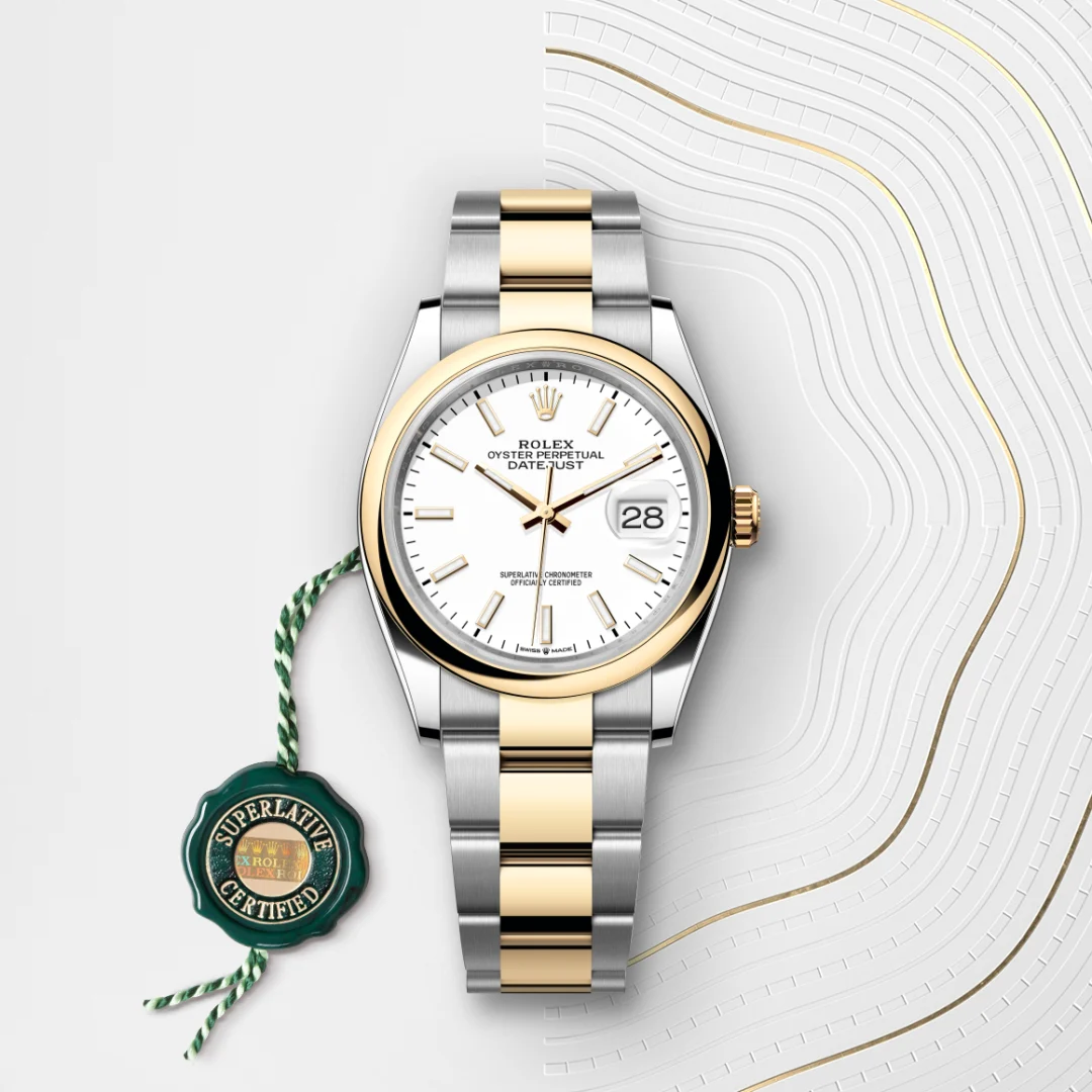 Rolex Datejust 36腕錶黃金鋼(蠔式鋼與黃金的組合)款,M126203-0020 - 永新鐘錶