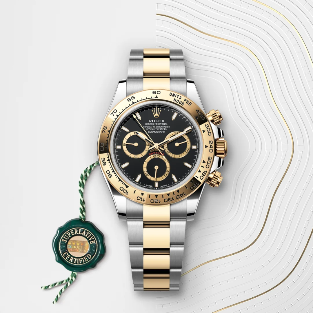 Rolex Cosmograph Daytona腕錶黃金鋼（蠔式鋼與黃金的組合）款，M126503-0003 - 永新鐘錶