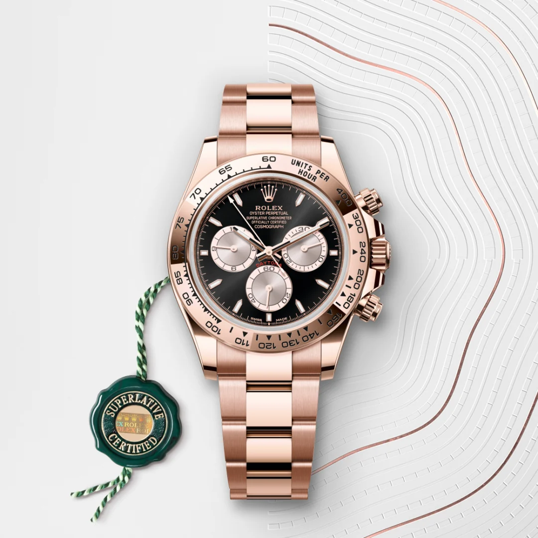 Rolex Cosmograph Daytona腕錶18K永恒玫瑰金款,M126505-0001 - 永新鐘錶