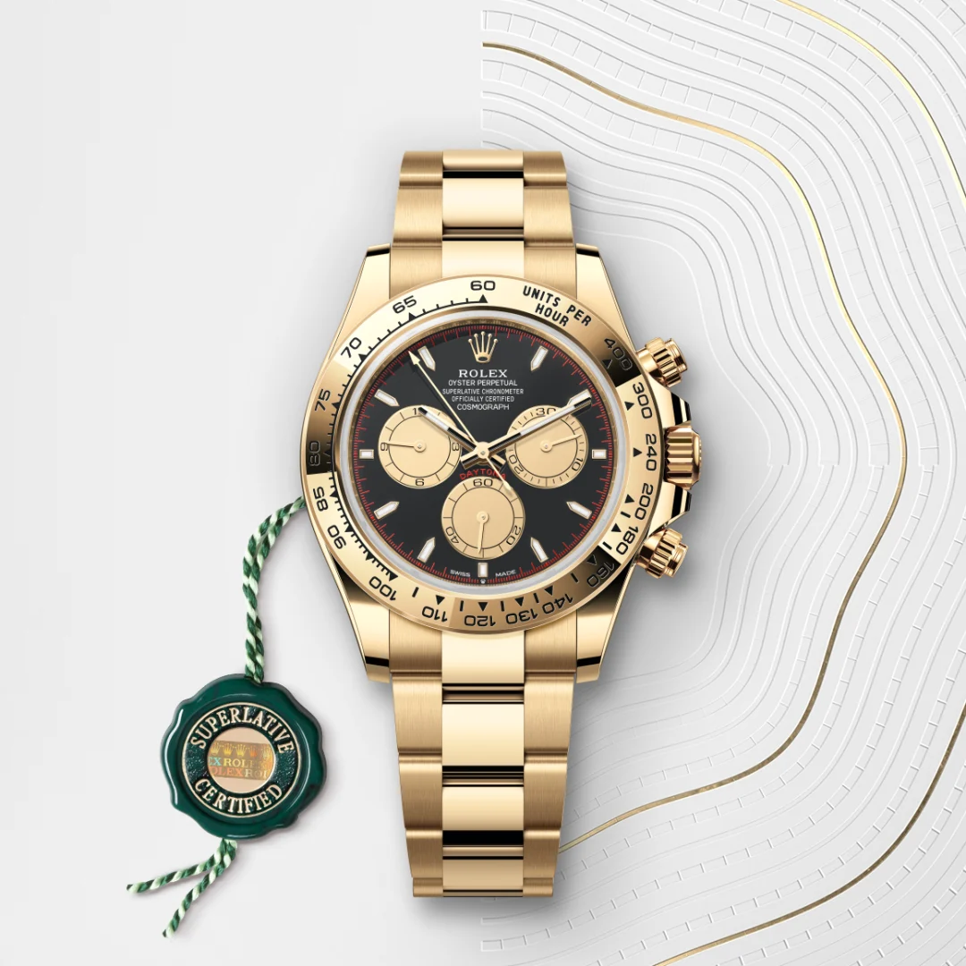 Rolex Cosmograph Daytona腕錶18K黃金款，M126508-0002 - 永新鐘錶