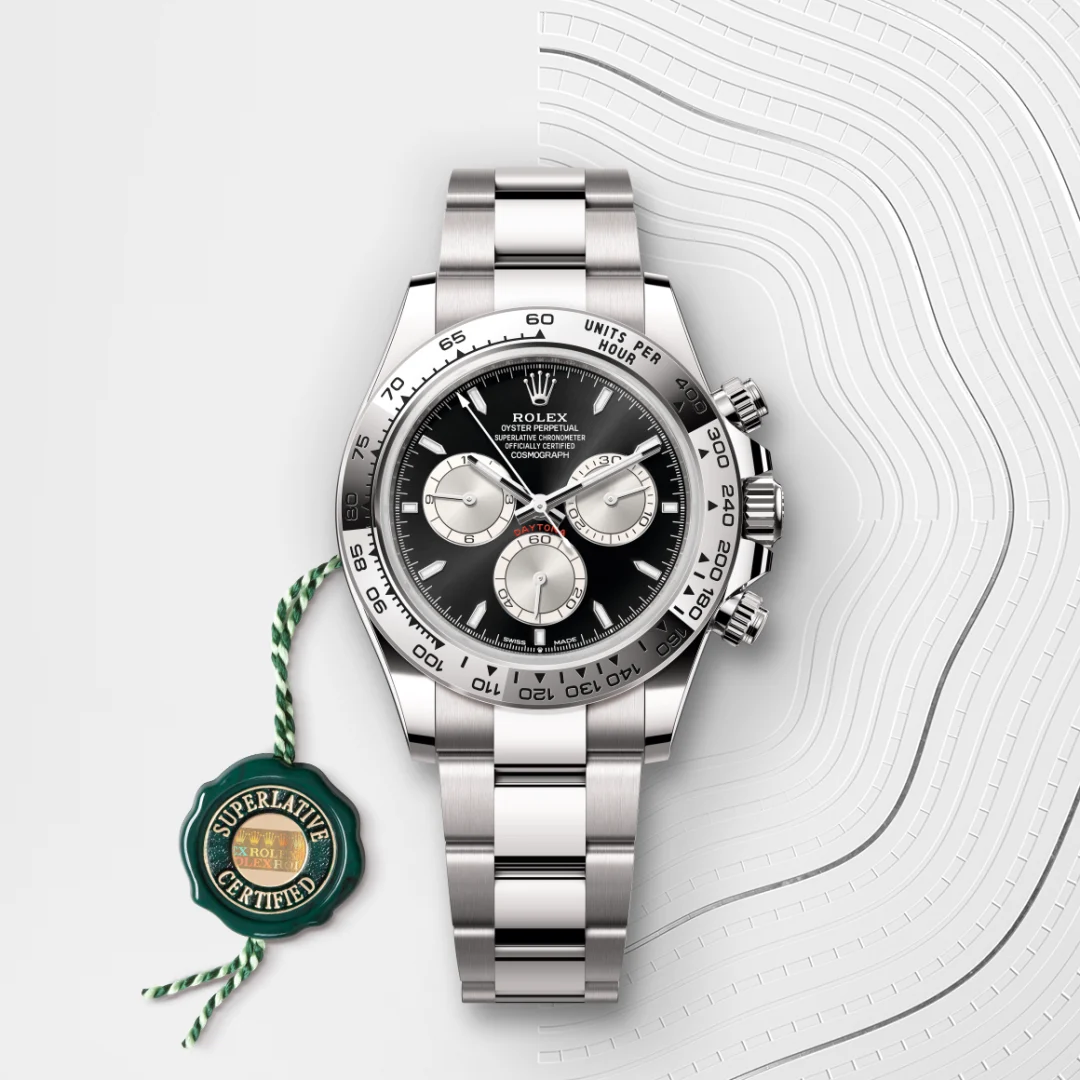 Rolex Cosmograph Daytona腕錶18K白色黃金款,M126509-0001 - 永新鐘錶