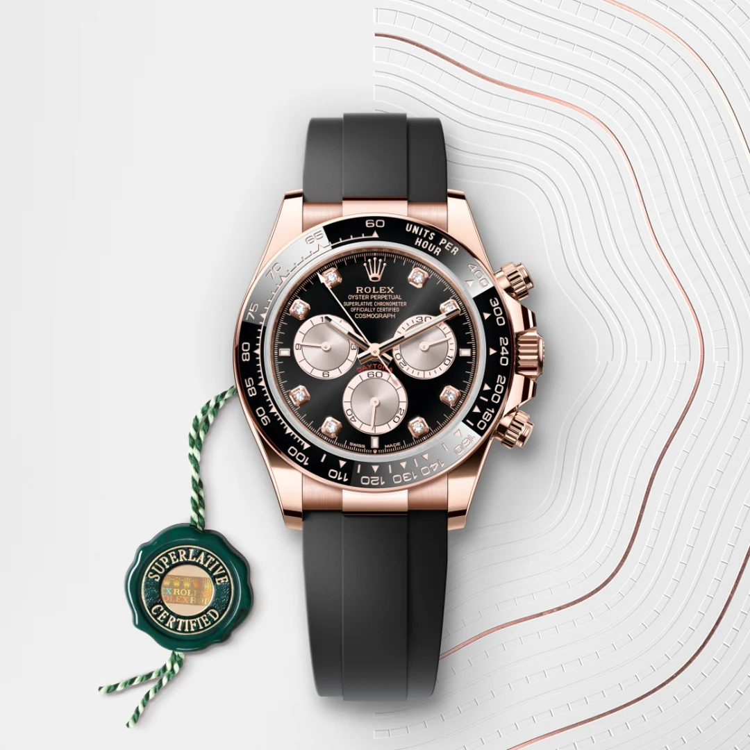 Rolex Cosmograph Daytona腕錶18K永恒玫瑰金款,M126515LN-0004 - 永新鐘錶