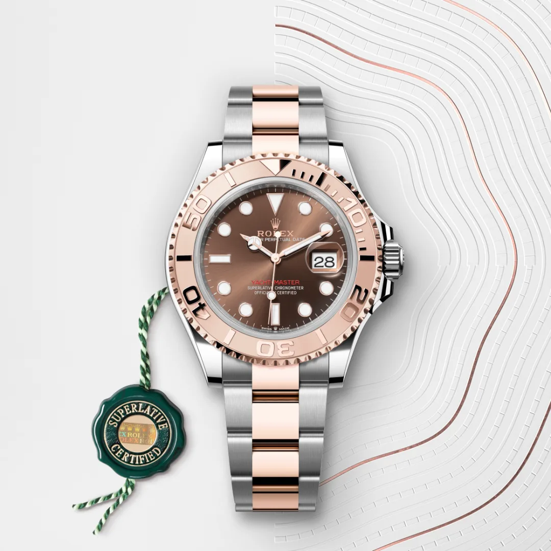 Rolex Yacht-Master 40腕錶永恒玫瑰金鋼（蠔式鋼與永恒玫瑰金的組合）款，M126621-0001 - 永新鐘錶