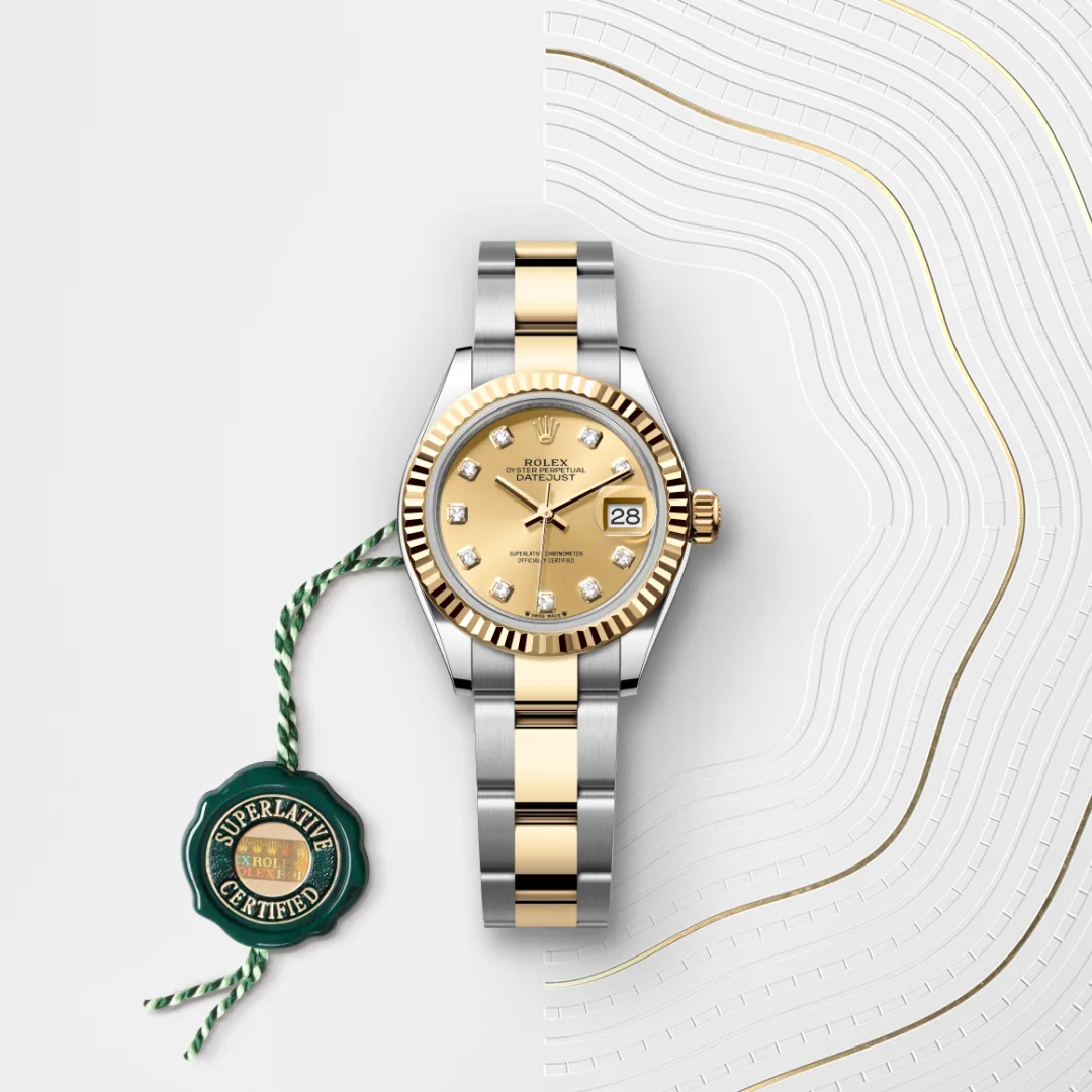 Rolex Lady-Datejust腕錶黃金鋼(蠔式鋼與黃金的組合)款,M279173-0012 - 永新鐘錶