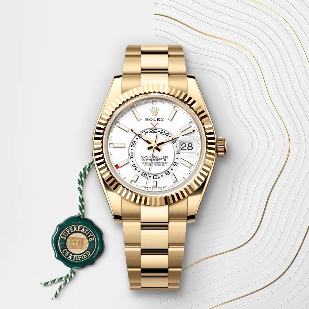 Rolex Sky-Dweller腕錶18K黃金款,M336938-0003 - 永新鐘錶
