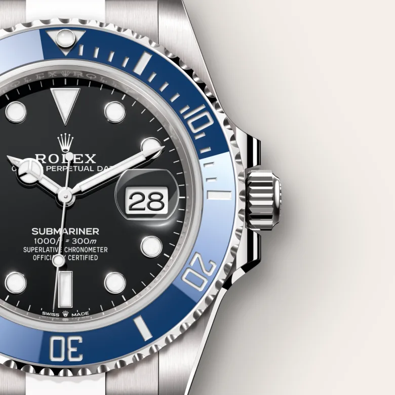 Rolex Submariner Date腕錶18K白色黃金款，M126619LB-0003 - 永新鐘錶