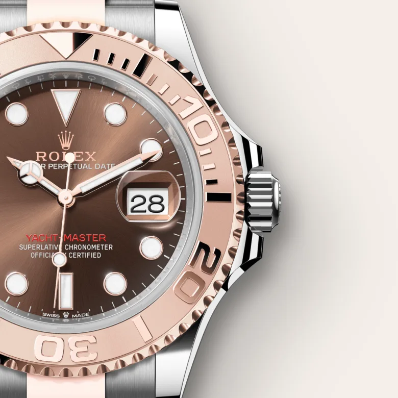 Rolex Yacht-Master 40腕錶永恒玫瑰金鋼（蠔式鋼與永恒玫瑰金的組合）款，M126621-0001 - 永新鐘錶