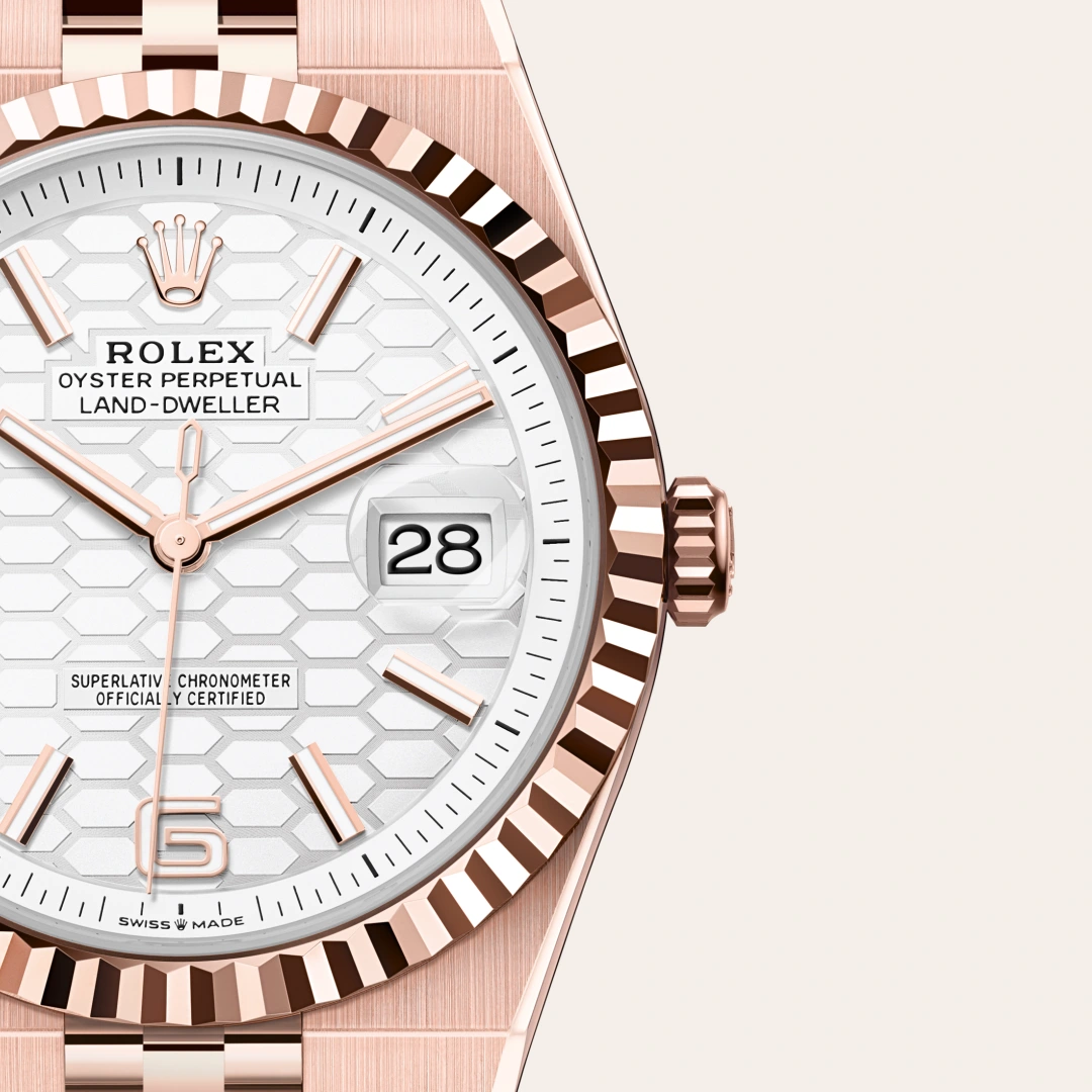 Rolex Land-Dweller 40腕錶18K永恒玫瑰金款,M127335-0001 - 永新鐘錶