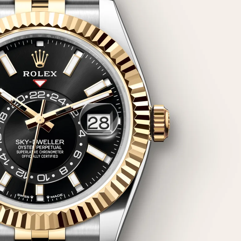 Rolex Sky-Dweller腕錶黃金鋼(蠔式鋼與黃金的組合)款,M336933-0004 - 永新鐘錶