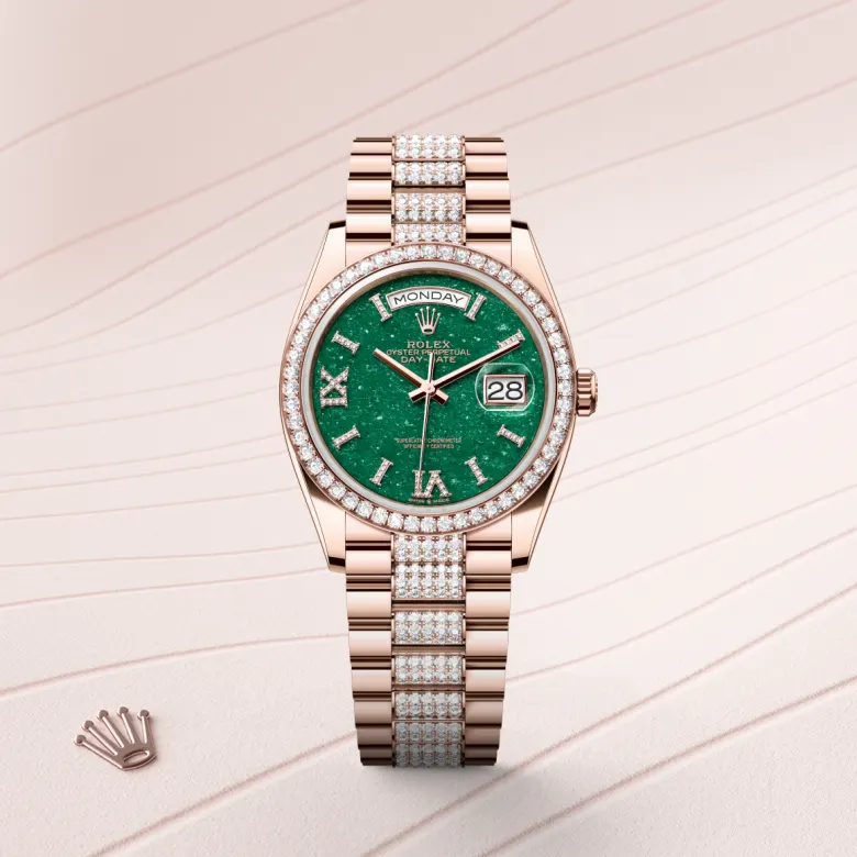 Rolex Day-Date 36腕錶18K永恒玫瑰金款,M128345RBR-0069 - 永新鐘錶