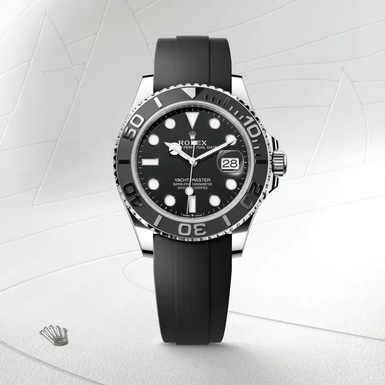 Rolex Yacht-Master 42腕錶18K白色黃金款，M226659-0002 - 永新鐘錶