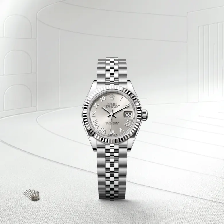 Rolex Lady-Datejust腕錶白色黃金鋼(蠔式鋼與白色黃金的組合)款,M279174-0007 - 永新鐘錶