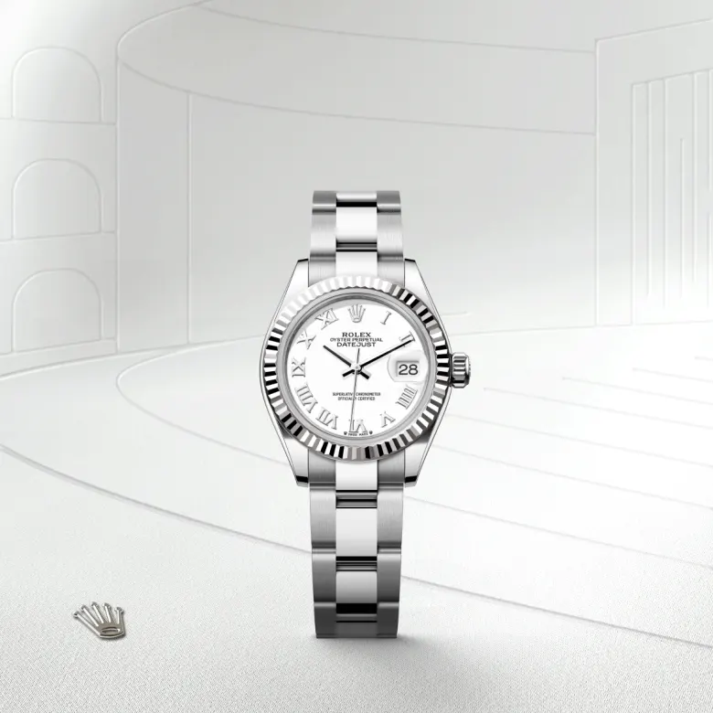 Rolex Lady-Datejust腕錶白色黃金鋼(蠔式鋼與白色黃金的組合)款,M279174-0020 - 永新鐘錶